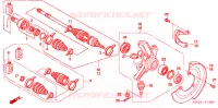 ARBRE DE ROUE  pour Honda FOURTRAX 500 FOREMAN RUBICON GPS de 2006