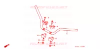 GUIDON pour Honda FOURTRAX 500 FOREMAN RUBICON GPS de 2006