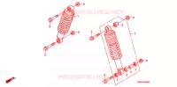 AMORTISSEUR AVANT pour Honda FOURTRAX 500 FOREMAN 4X4 de 2008