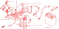 BATTERIE pour Honda FOURTRAX 500 FOREMAN BASE de 2011