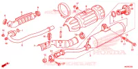 SILENCIEUX D'ECHAPPEMENT pour Honda FOURTRAX 500 FOREMAN RUBICON Power Steering de 2012