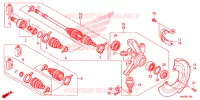 ARBRE DE ROUE  pour Honda FOURTRAX 500 RUBICON PS de 2012