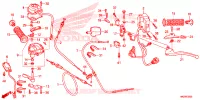 LEVIER DE GUIDON   CABLE   COMMODO pour Honda FOURTRAX 500 RUBICON PS de 2012