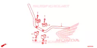 GUIDON pour Honda FOURTRAX 500 FOREMAN RUBICON Power Steering de 2014