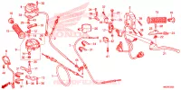 LEVIER DE GUIDON   CABLE   COMMODO pour Honda FOURTRAX 500 FOREMAN RUBICON Power Steering de 2014