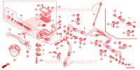 MAITRE CYLINDRE DE FREIN AVANT pour Honda FOURTRAX 500 FOREMAN RUBICON Power Steering de 2014