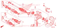 ARBRE DE ROUE  pour Honda FOURTRAX 500 RUBICON PS de 2014