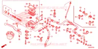 MAITRE CYLINDRE DE FREIN AVANT pour Honda FOURTRAX 500 RUBICON PS de 2014