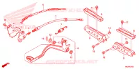 PEDALE   REPOSE PIED pour Honda FOURTRAX 500 RUBICON PS de 2014