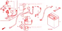 BATTERIE pour Honda FOURTRAX 500 FOREMAN 4X4 Electric Shift, Power Steering de 2008