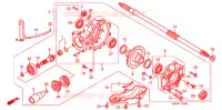 COUPLE CONIQUE pour Honda FOURTRAX 500 FOREMAN 4X4 Power Steering de 2008