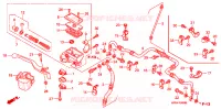 MAITRE CYLINDRE DE FREIN AVANT pour Honda FOURTRAX 500 FOREMAN 4X4 Power Steering de 2008