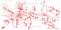 MAITRE CYLINDRE DE FREIN AVANT pour Honda FOURTRAX 500 FOREMAN 4X4 Power Steering de 2011