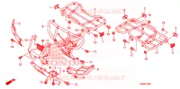 SUPPORT pour Honda FOURTRAX 500 FOREMAN 4X4 Power Steering de 2011
