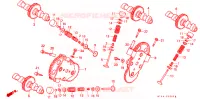 ARBRE A CAMES pour Honda VFR 750 de 1995