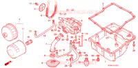 POMPE A HUILE pour Honda VFR 750 de 1995