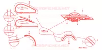 EMBLEME pour Honda VT 1100 SHADOW American Classic Edition de 1995