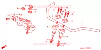 GUIDON   TE DE FOURCHE pour Honda VT 1100 SHADOW C2 SABRE de 2002