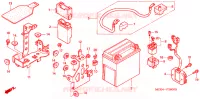 BATTERIE pour Honda VT 1100 SHADOW C2 SABRE de 2002