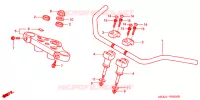 GUIDON   TE DE FOURCHE pour Honda VT 1100 SHADOW C2 SABRE de 2002