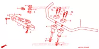 GUIDON   TE DE FOURCHE pour Honda VT 1100 SHADOW C2 SABRE de 2004