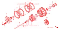 EMBRAYAGE pour Honda VT 1100 SHADOW C2 SABRE de 2005