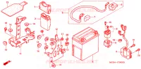 BATTERIE pour Honda VT 1100 SHADOW C2 SABRE de 2006