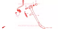 BEQUILLE pour Honda VT 1100 SHADOW C2 SABRE de 2006