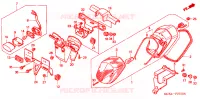 FEU ARRIERE pour Honda VT 1100 SHADOW C2 SABRE de 2006
