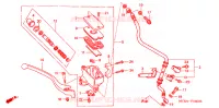 MAITRE CYLINDRE DE FREIN AVANT pour Honda VT 1100 SHADOW C2 SABRE de 2006