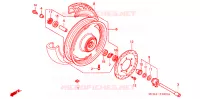 ROUE AVANT pour Honda VT 1100 SHADOW C2 SABRE de 2006