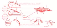 EMBLEME pour Honda VT 1100 SHADOW American Classic Edition de 1997
