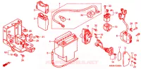 BATTERIE pour Honda VT 1100 SHADOW C3 AERO de 1998