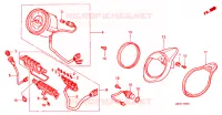 COMPTEUR pour Honda VT 1100 SHADOW C3 AERO de 1998
