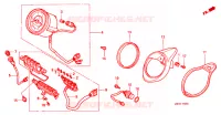COMPTEUR pour Honda VT 1100 SHADOW C3 AERO de 1998