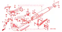 SILENCIEUX D'ECHAPPEMENT pour Honda VT 1100 SHADOW C3 AERO de 2000