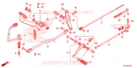 PEDALE pour Honda SHADOW VT 750 PHANTOM de 2012