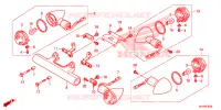 CLIGNOTANT pour Honda SHADOW VT 750 PHANTOM de 2014