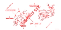 MARQUE/EMBLEME (WW125EX2A,C,E) pour Honda PCX 125 de 2012
