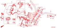 GUIDON   TE DE FOURCHE pour Honda CROSSRUNNER 800 de 2017