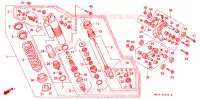 AMORTISSEUR ARRIERE pour Honda XR 600 R de 1997