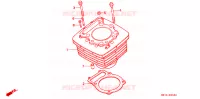 CYLINDRE pour Honda XR 600 R de 1997