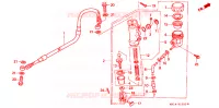 MAITRE CYLINDRE DE FREIN ARRIERE pour Honda XR 600 R de 1997