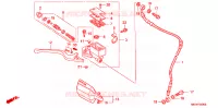 MAITRE CYLINDRE DE FREIN AVANT pour Honda XR 600 R de 1997