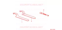 OUTIL pour Honda XR 600 R de 1997