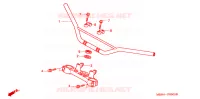 GUIDON   TE DE FOURCHE pour Honda XR 650 R de 2004