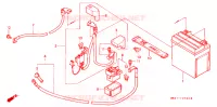 BATTERIE pour Honda RC45 RVF 750 de 1995