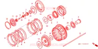 EMBRAYAGE pour Honda RC45 RVF 750 de 1995