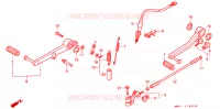 PEDALE pour Honda RC45 RVF 750 de 1995