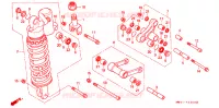 AMORTISSEUR ARRIERE pour Honda RC45 RVF 750 de 1994